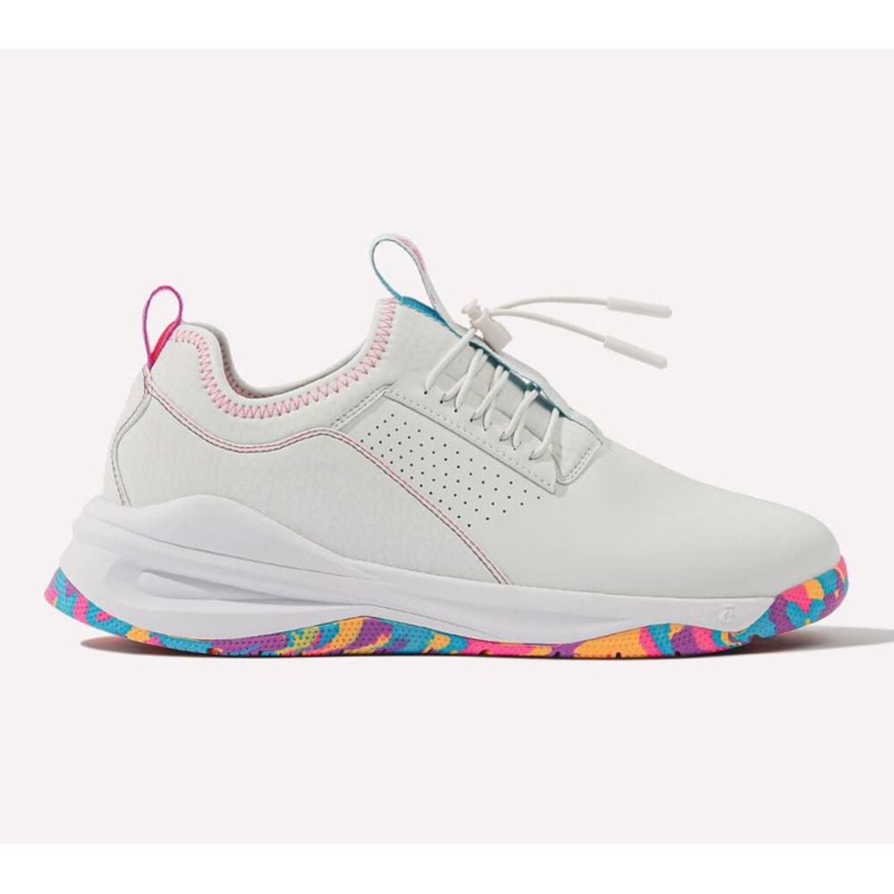 Clove Women's Sz 7.5 Water Repellent Bungee Lace Walking Multi-colored
